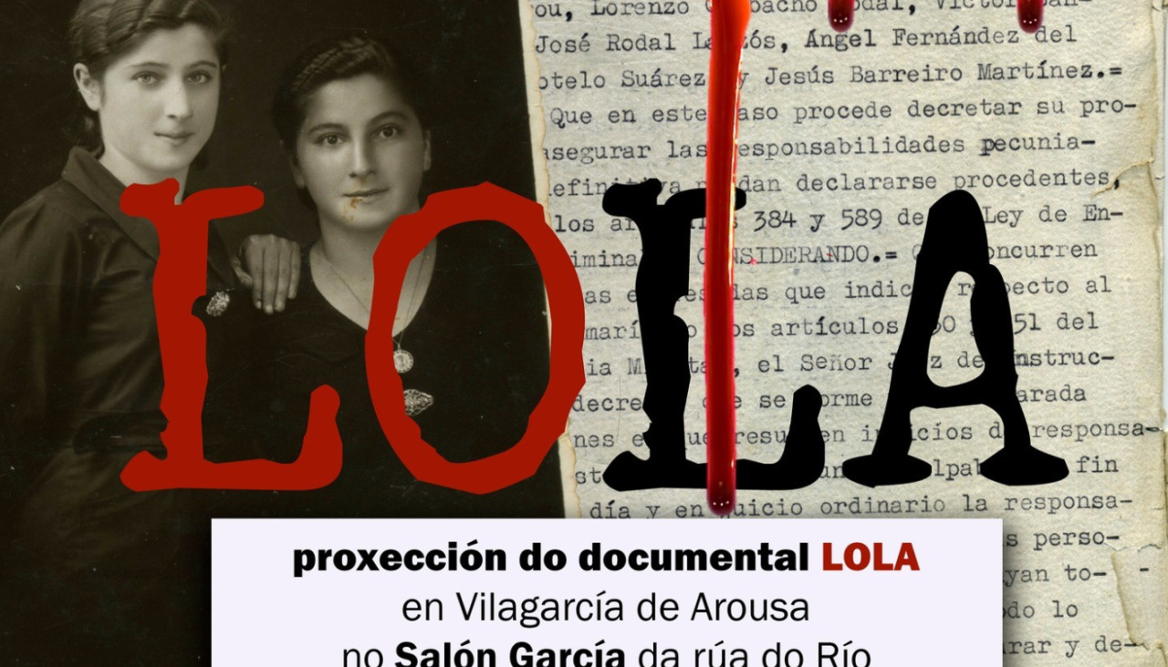Cartel de la proyección de 'Lola'