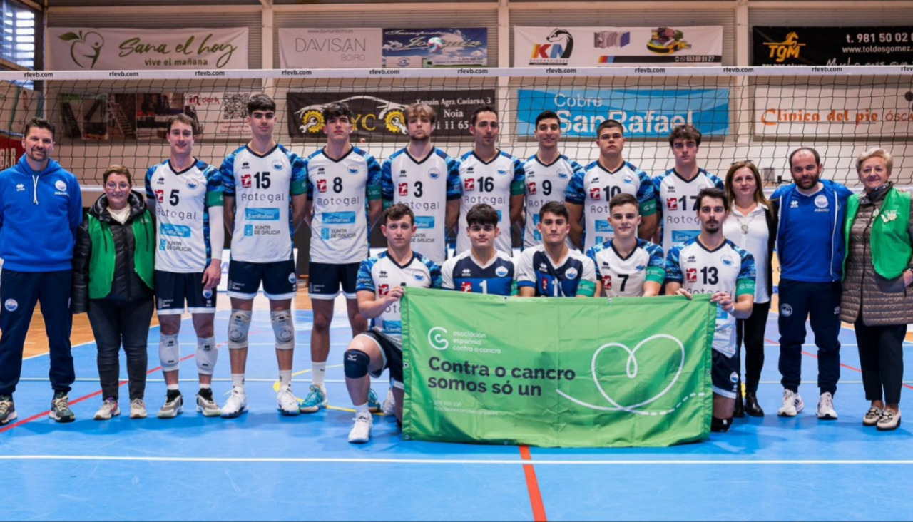 El Club Baloncesto Santa Baia se suma este fin de semana y el próximo a la campaña 'Brazaletes de Esperanza' de la AECC