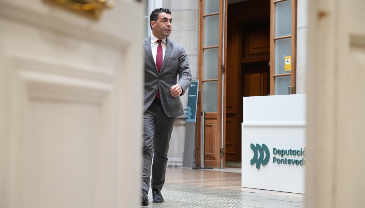 Luis López, presidente de la Diputación de Pontevedra