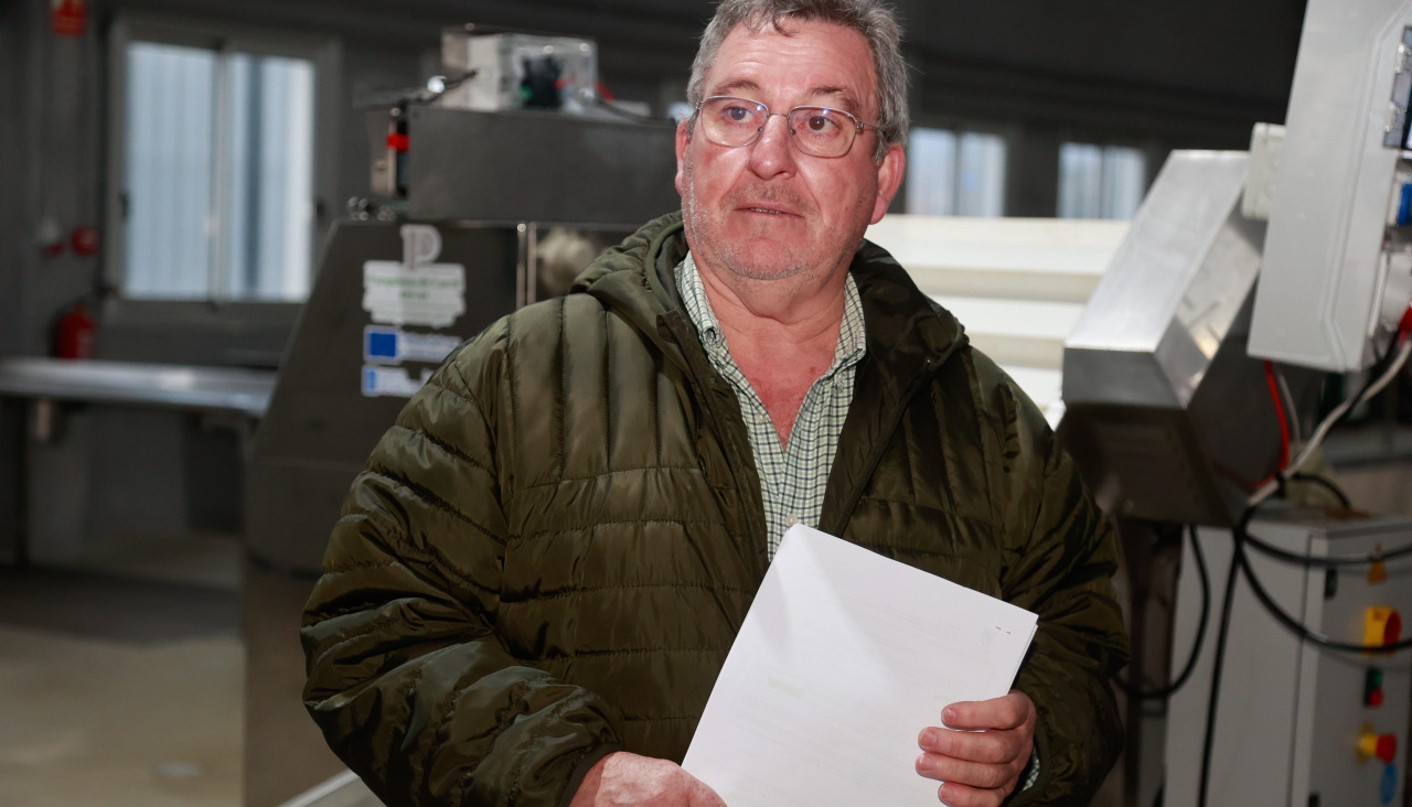 El presidente de los parquistas, José Luis Villanueva