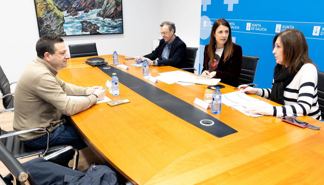 El alcalde de Cuntis reunido con la Consellería do Medio Rural