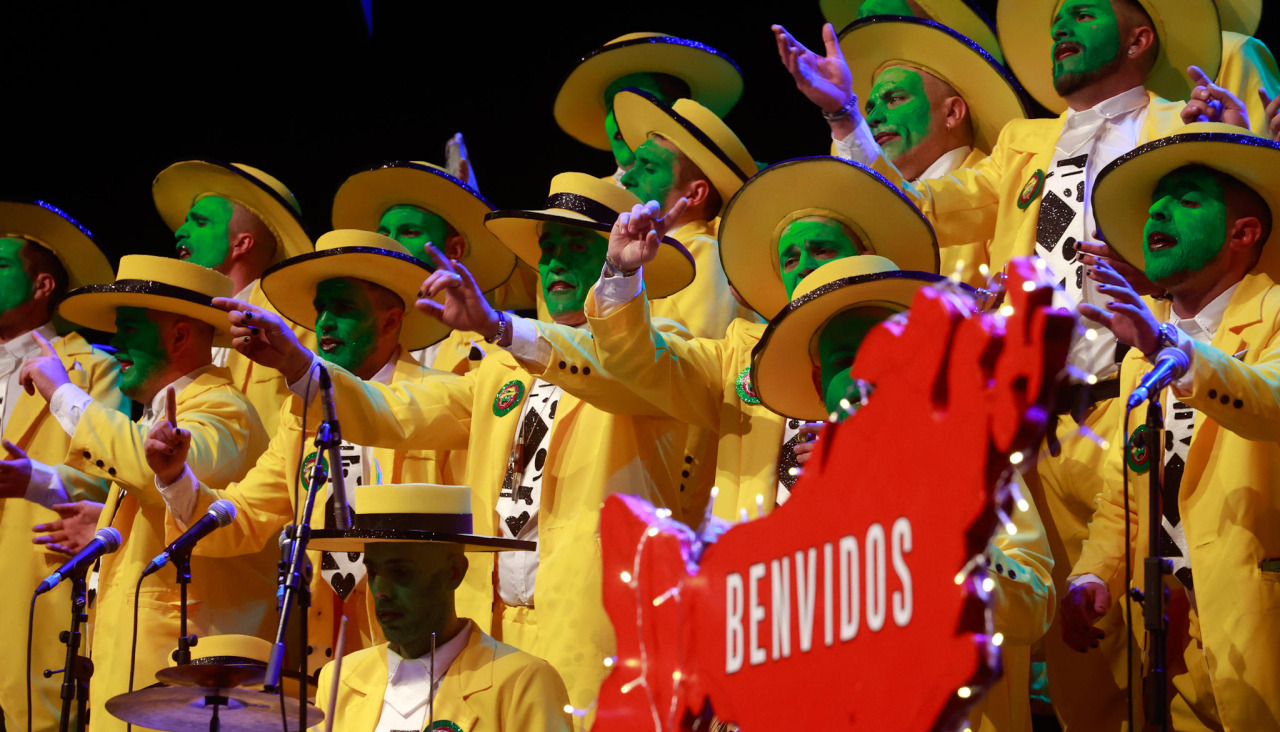 Imagen de archivo del festival de comparsas de O Grove