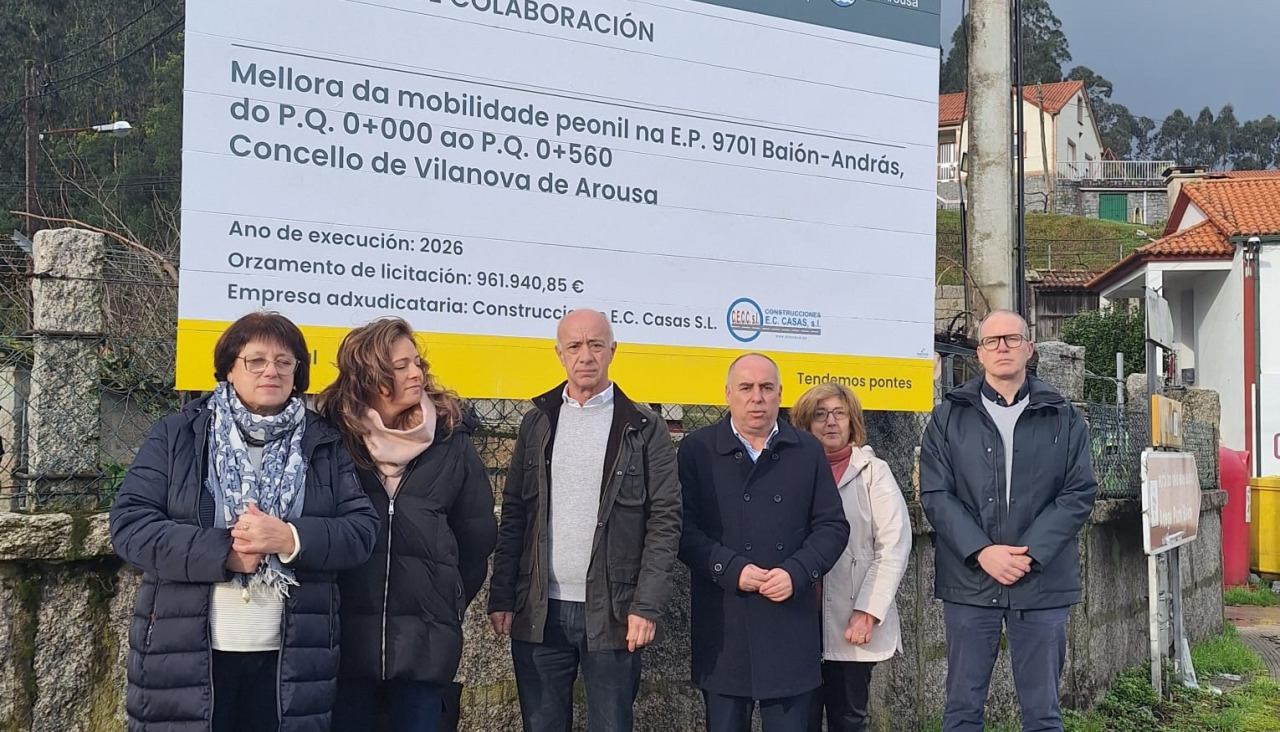 El diputado Javier Tourís y el alcalde, Gonzalo Durán, visitaron la actuación