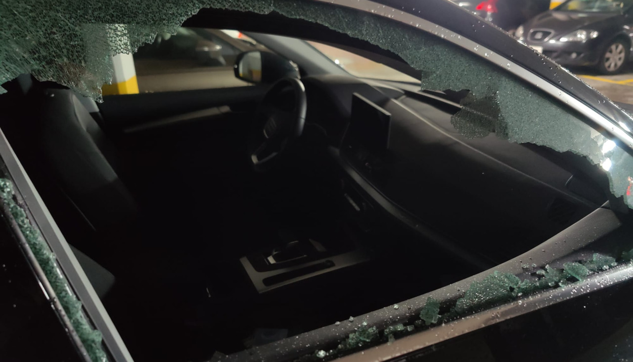 Imagen de unos de los vehículos afectados 