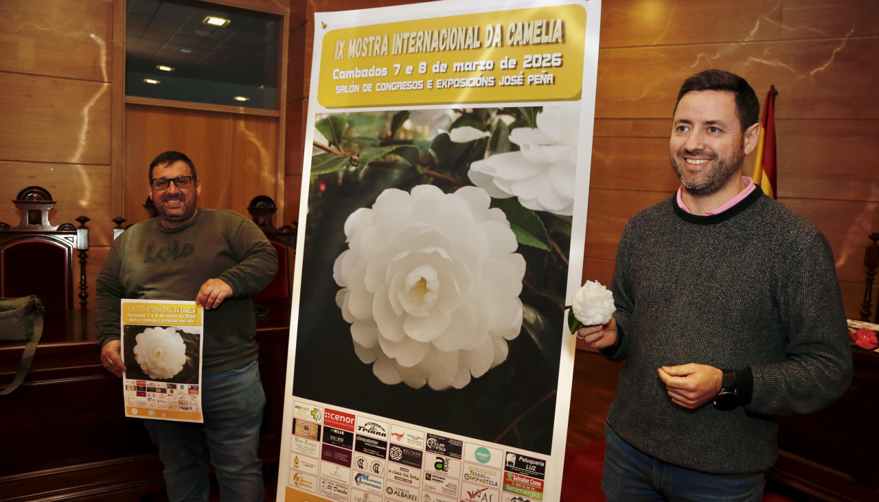 Acto de presentación de la cita expositiva sobre camelias