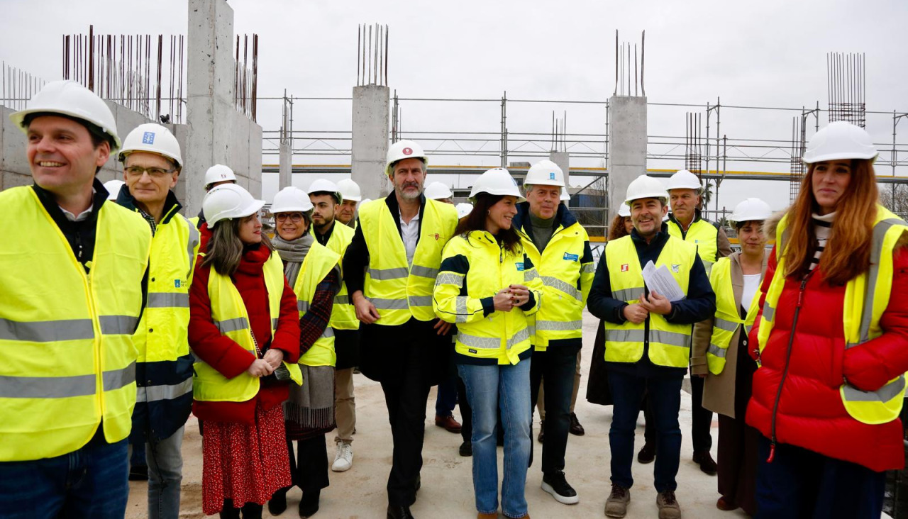 Un momento de la visita