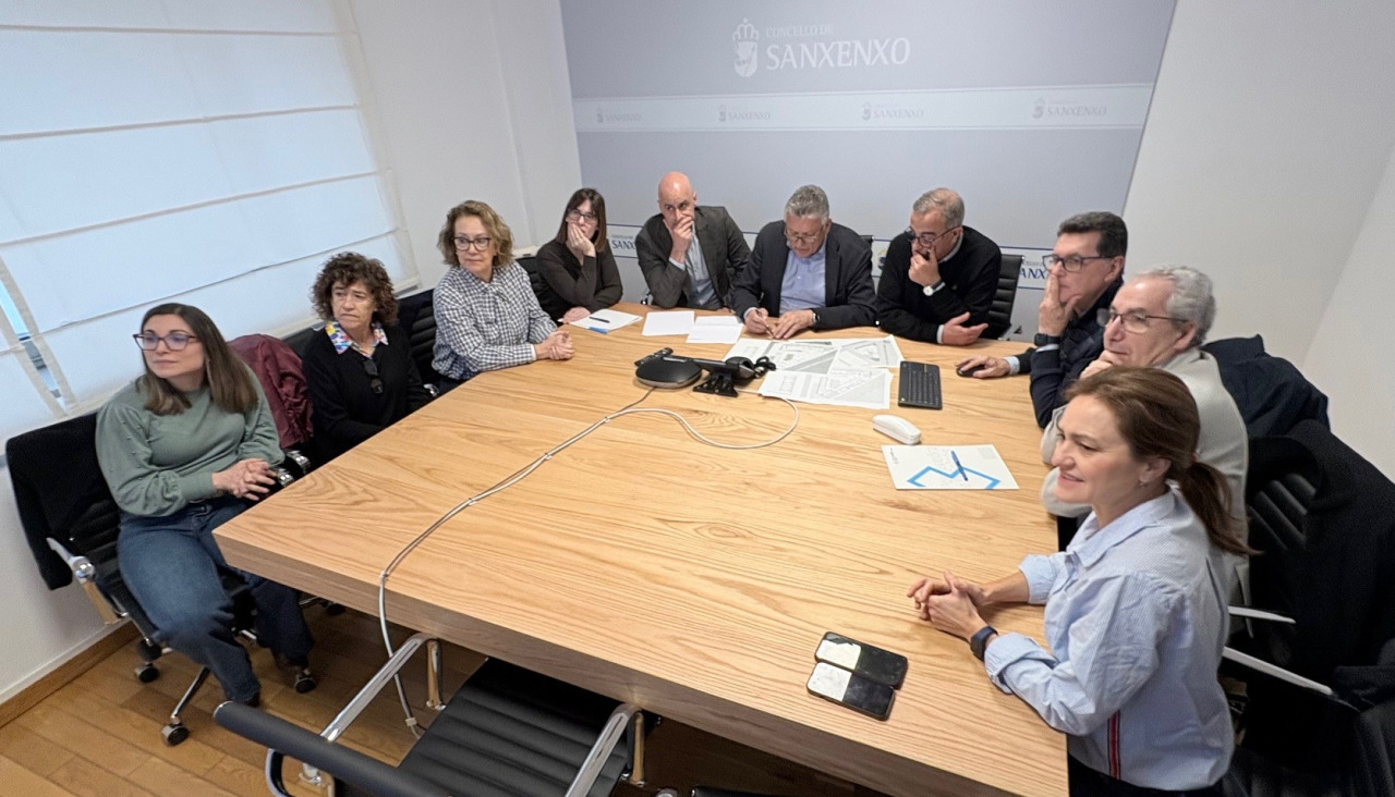 Reunión entre el Sergas y el Concello de Sanxenxo por la ampliación del centro de salud de Baltar