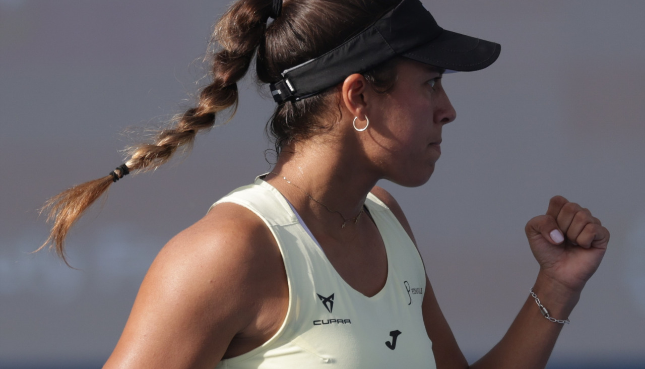 La vilagarciana jugó a gran nivel y no dio opción a su oponente