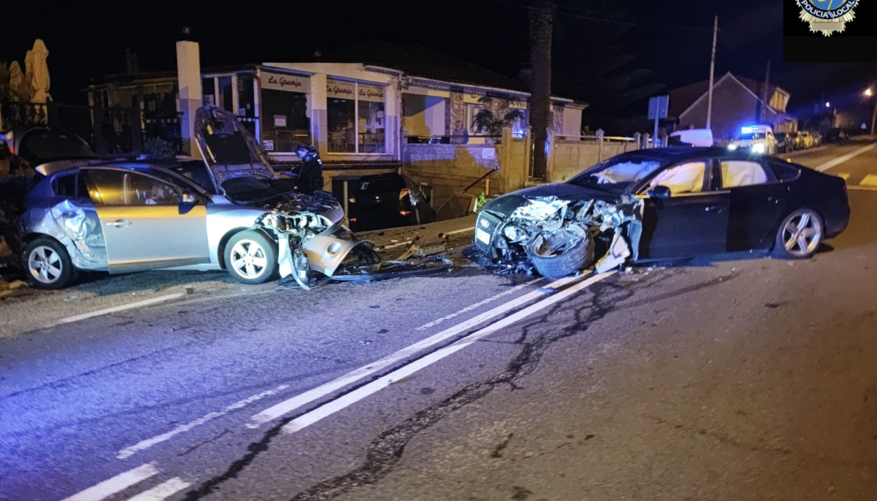 Los vehículos implicados en el suceso