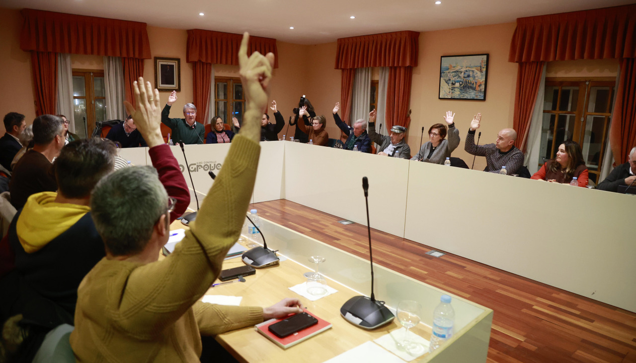 Corporación del Concello de O Grove en el Pleno