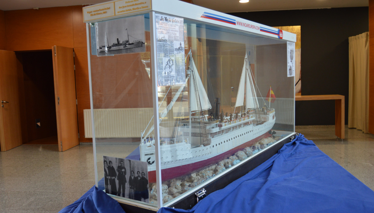 La maqueta en el auditorio municipal
