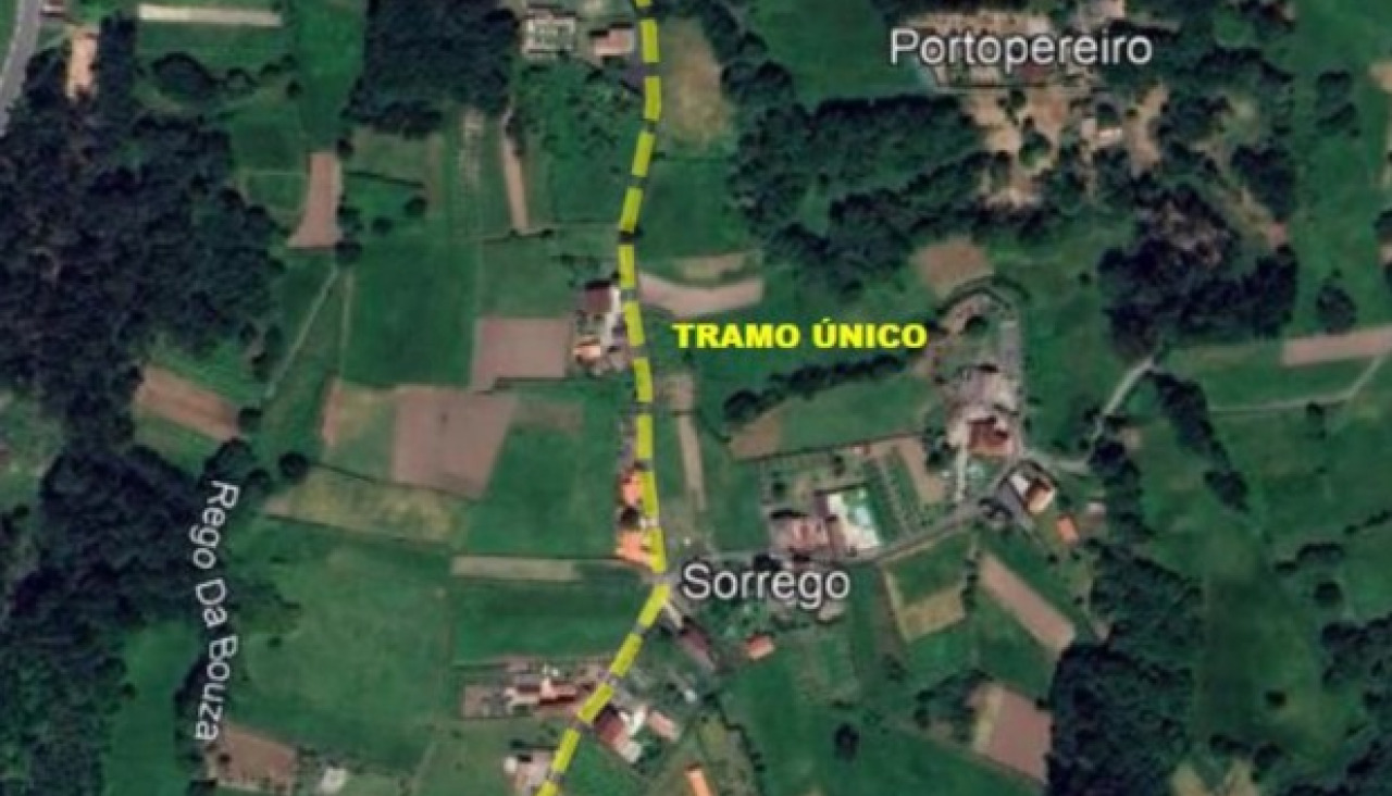 Imagen del tramos donde se efectuarán los trabajos