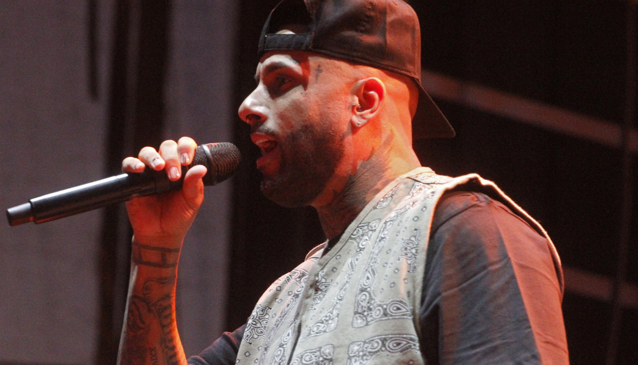 El cantante Nicky Jam en su concierto en Cambados