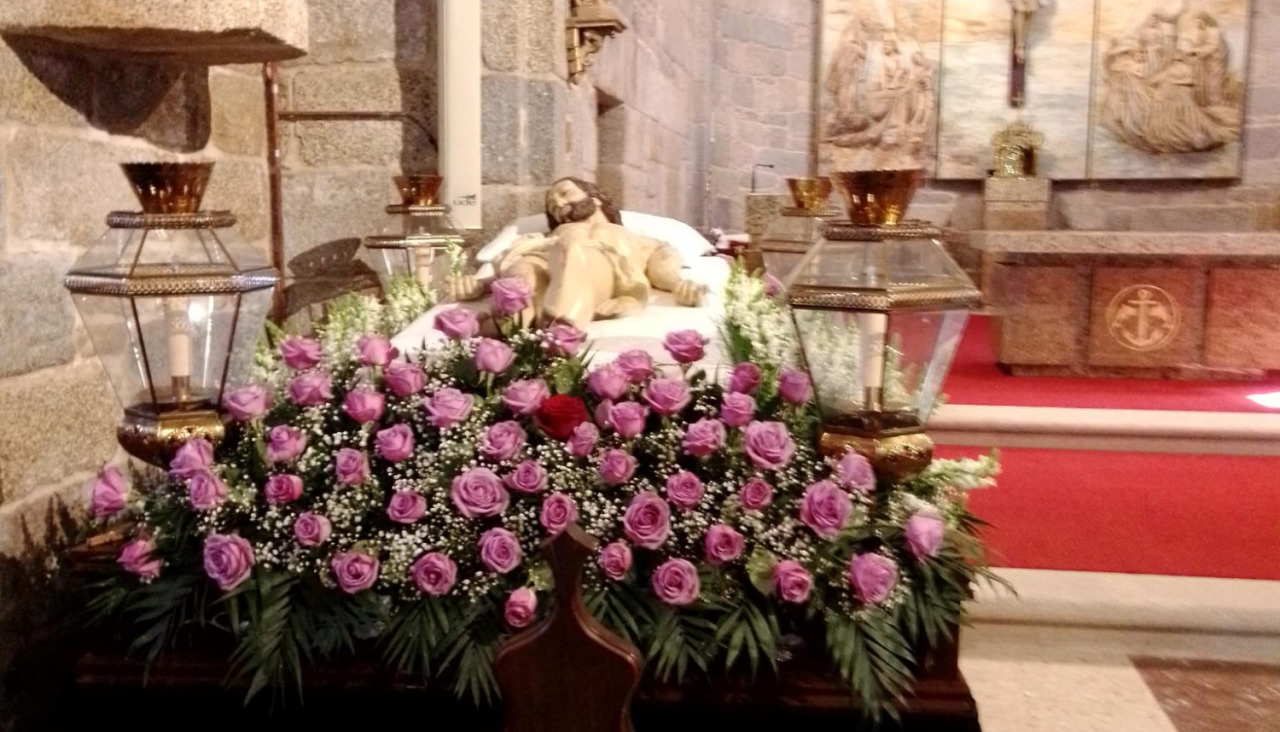 Uno de los Pasos de la Cofradía de los Dolores de O Grove