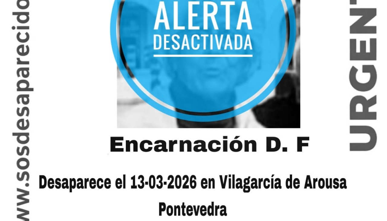 Cartel de alerta desactivada