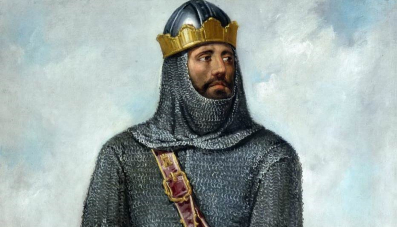 Recreación de la imagen de Alfonso VII