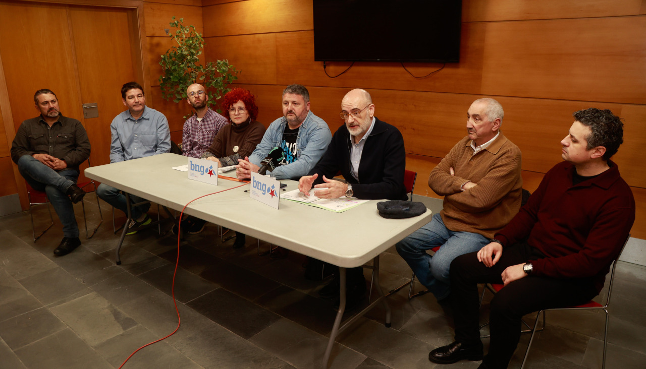 El BNG ofreció una rueda de prensa