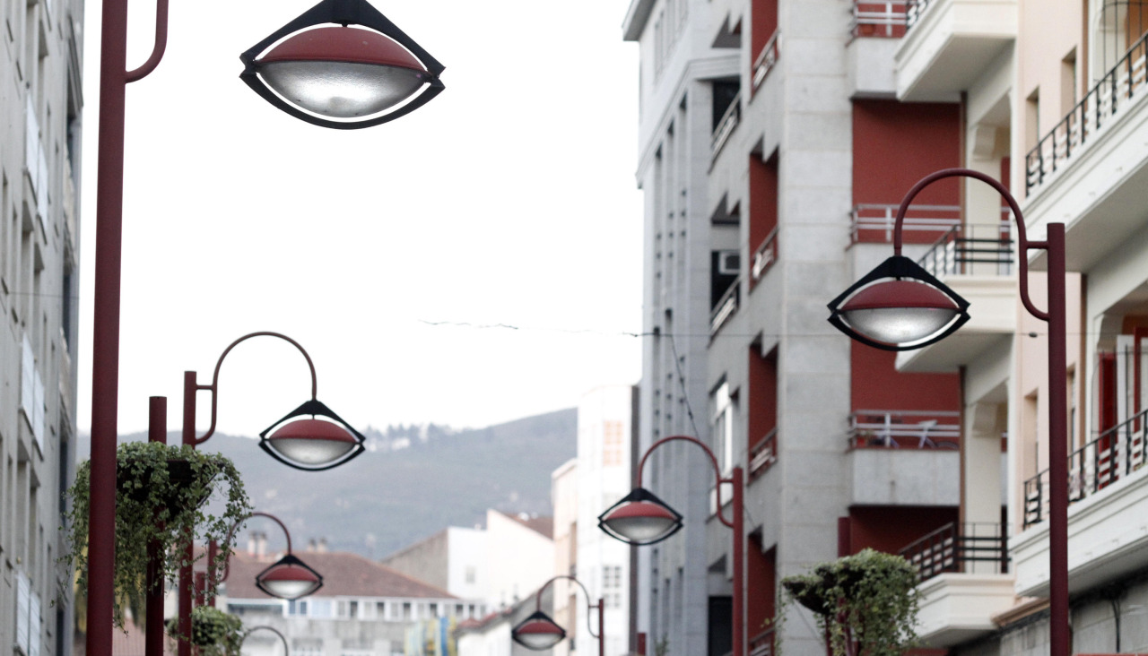 Farolas del alumbrado público de Vilagarcía