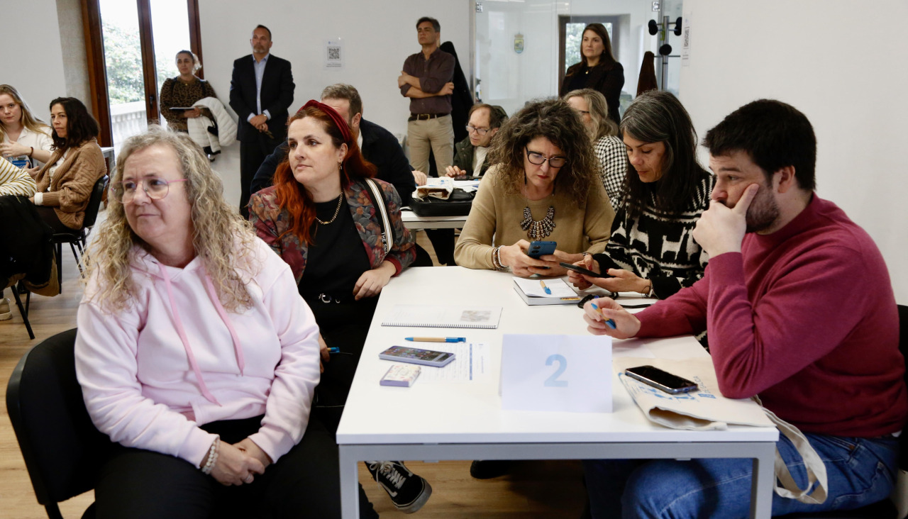 Una jornada reciente en las aulas del pazo vilanovés