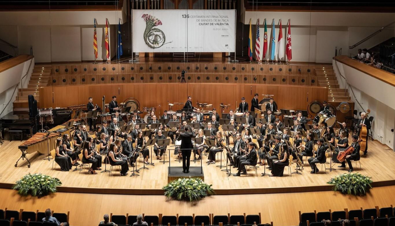 La Banda Municipal de Música de Caldas en concierto