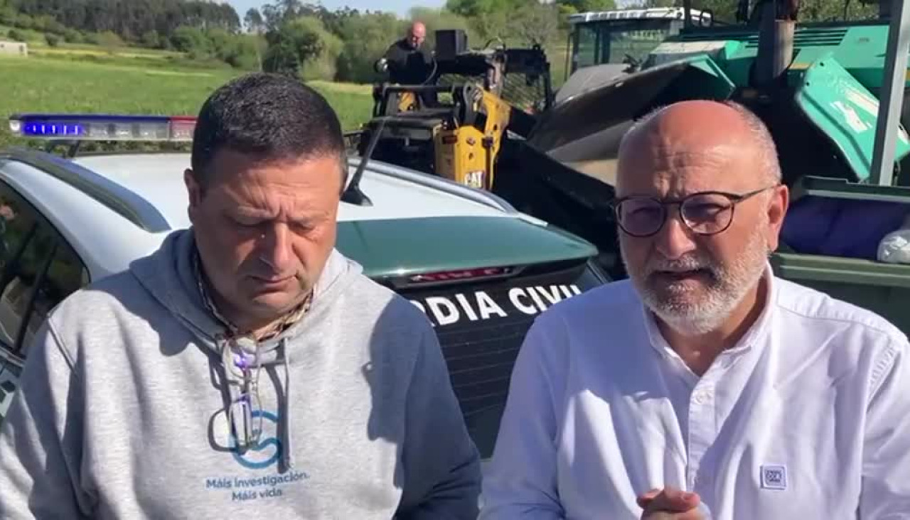 El alcalde de Cuntis y el subdelegado del Gobierno