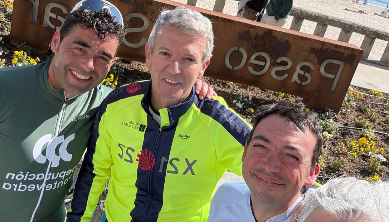 Alfonso Rueda con Luis López en Silgar