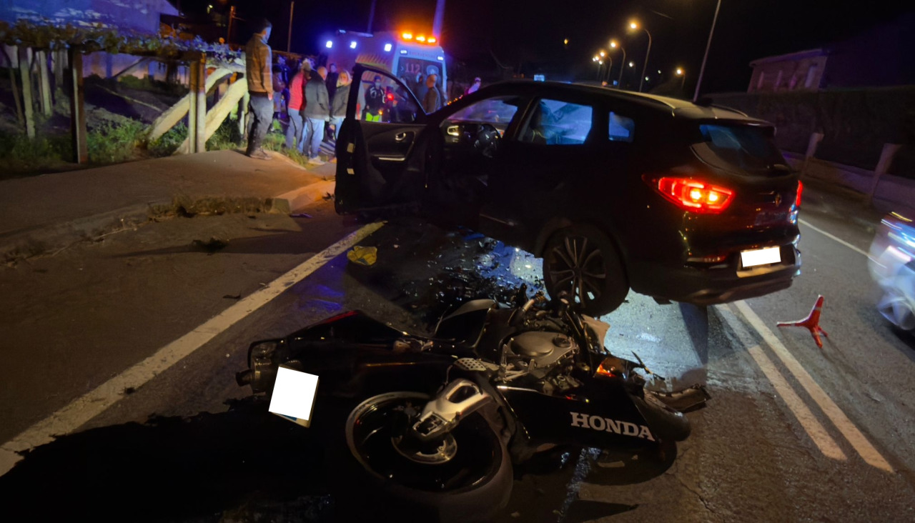 Los vehículos accidentados, en el punto