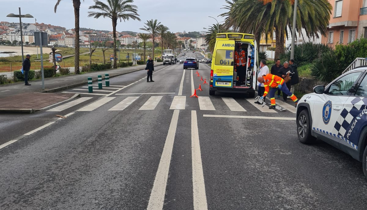 Carretera en la que se produjo el atropello de una señora en el paso de peatones