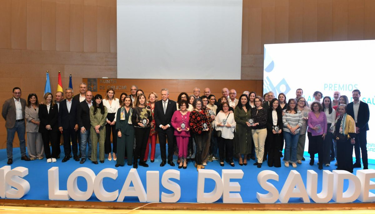 Premiados durante la gala celebrada hoy