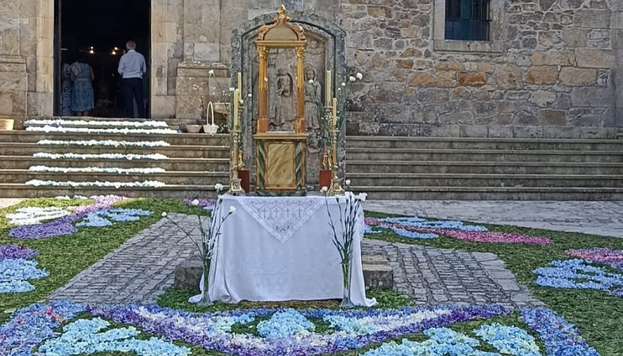 Alfombras de flores en Cuntis