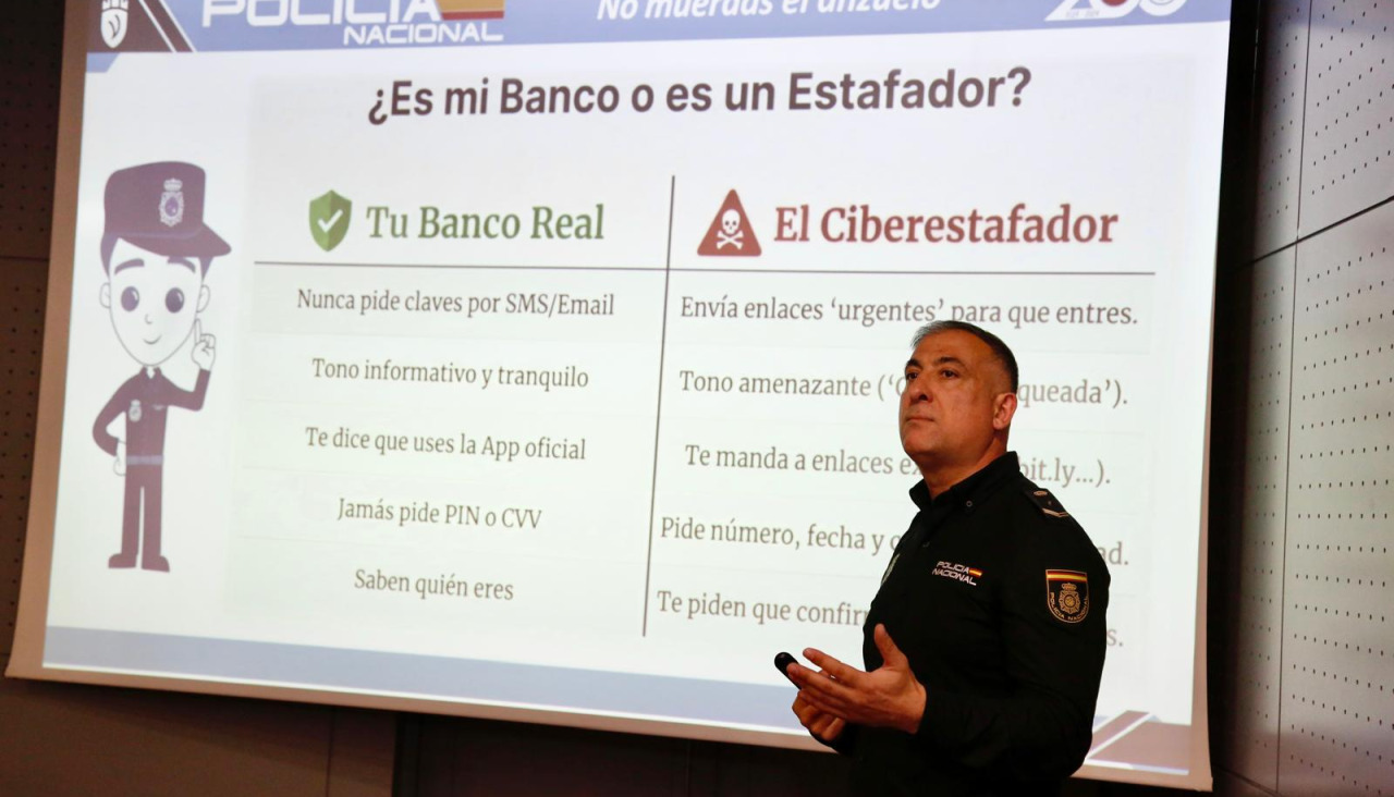 Un momento de la charla