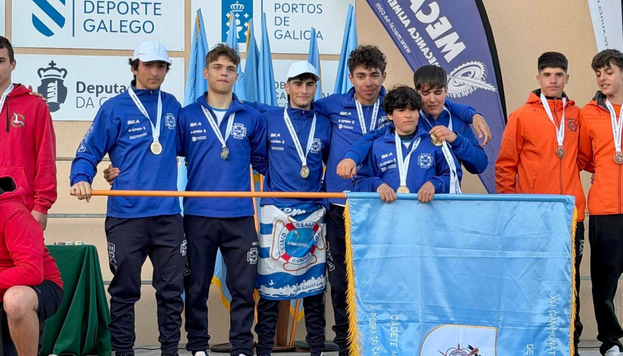 Los cadetes de Mecos se proclamaron campeones gallegos en A Pobra en una doble jornada maratoniana