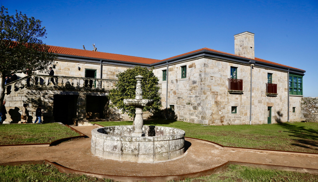 Imagen del Pazo de Quintáns en Sanxenxo