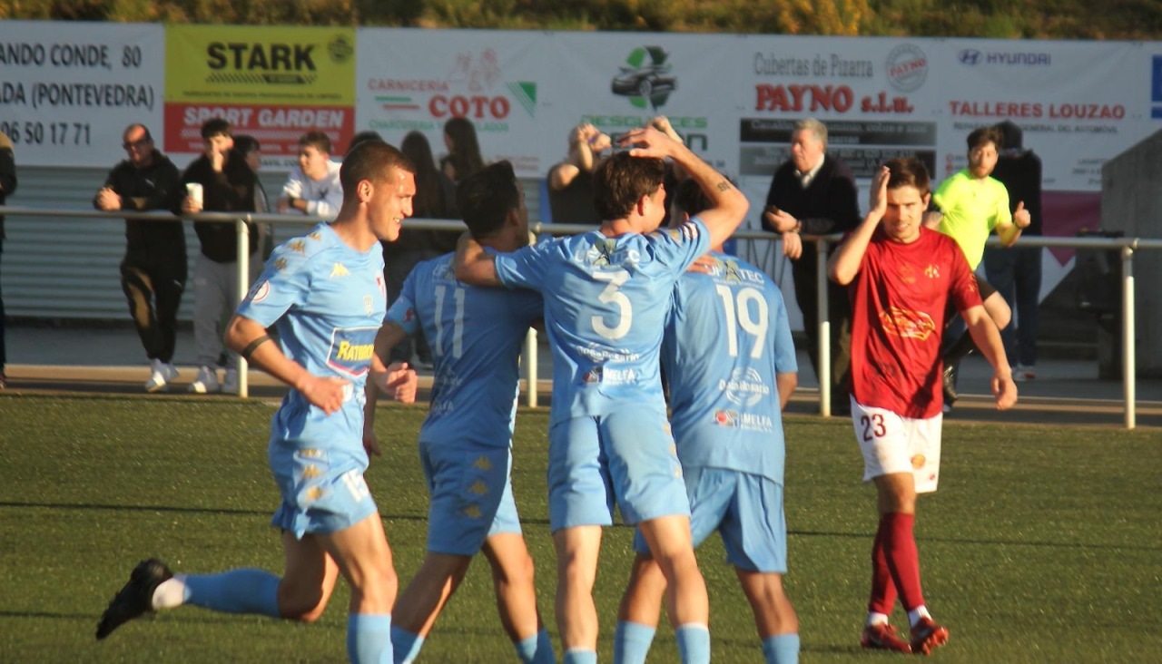 Un momento del partido