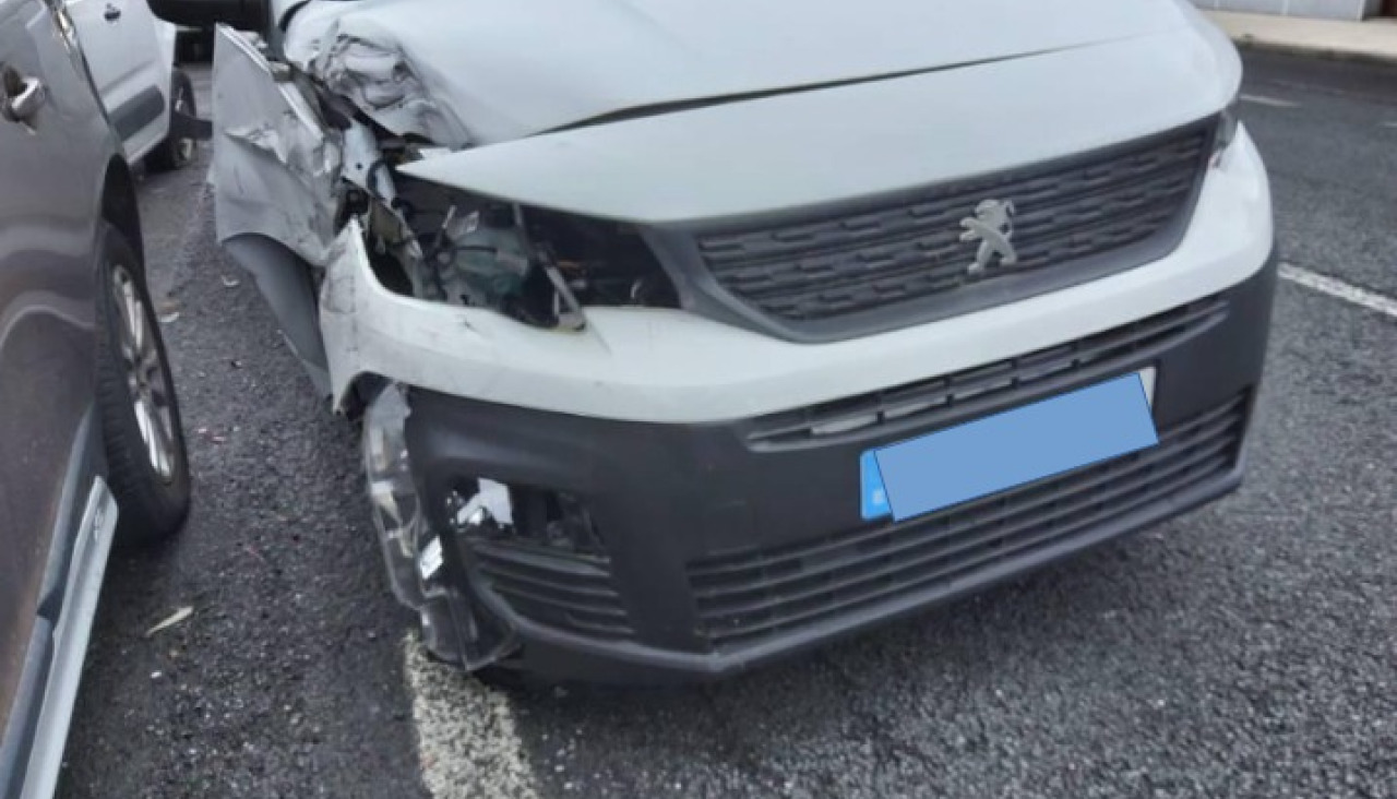 El accidente fue en la avenida Agustín Romero