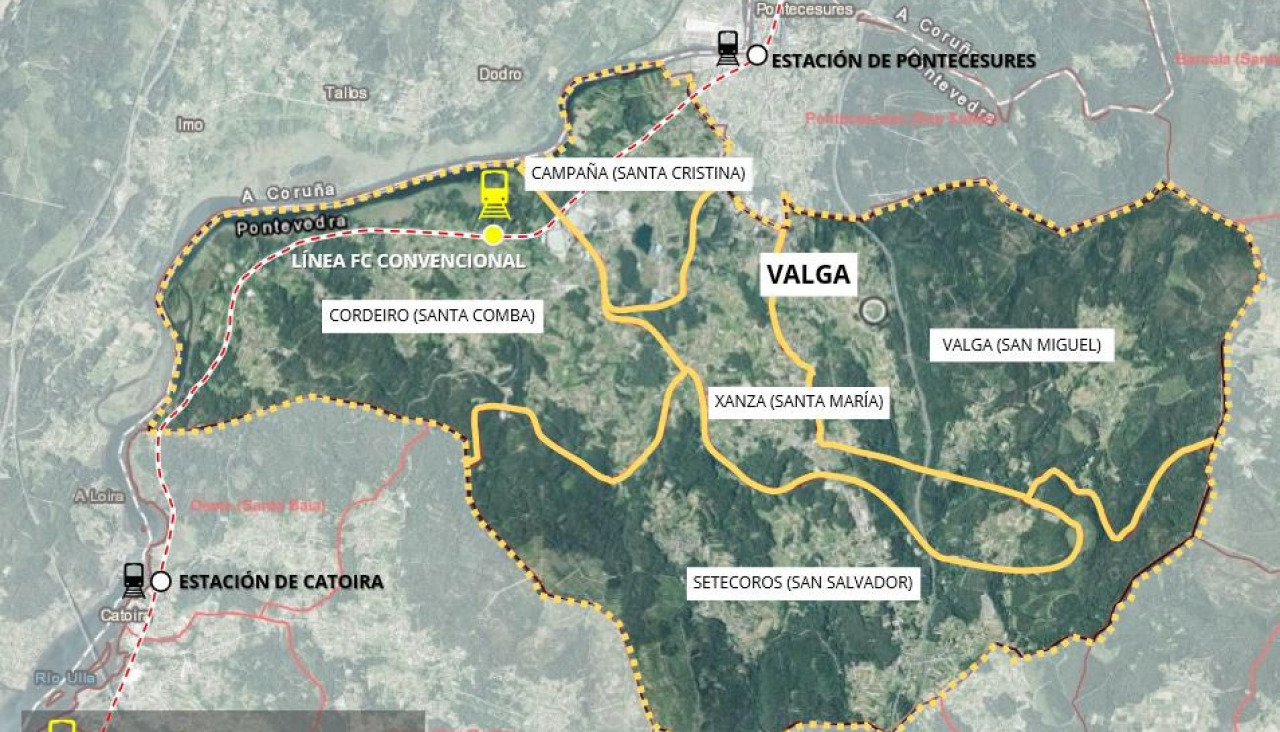 La estación propuesta se ubicará en Campaña