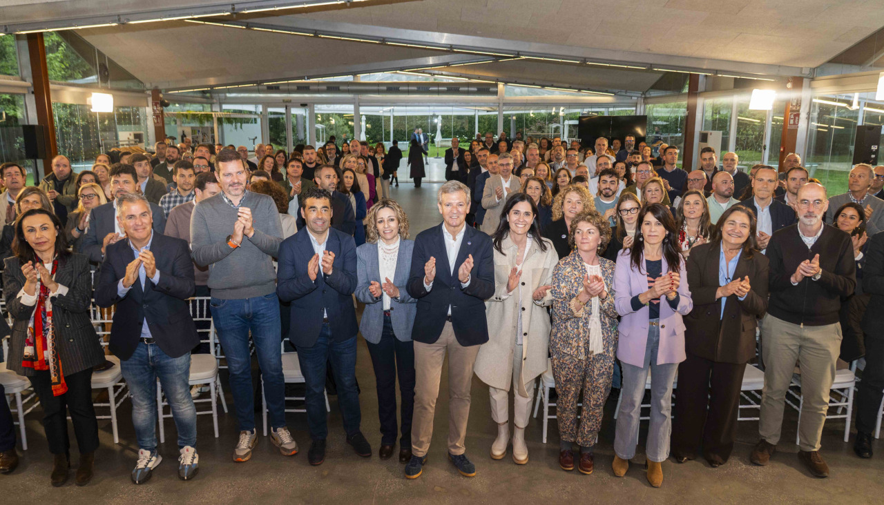 Junta Directiva Provincial del PP de Pontevedra en el balneario de Cuntis