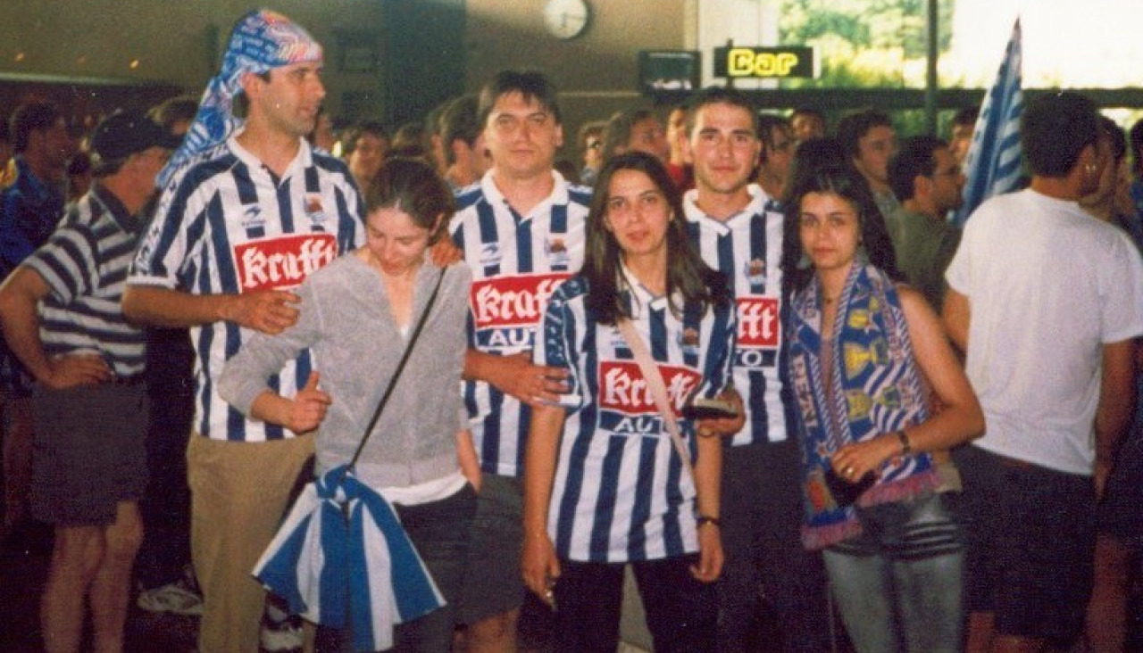 En Anoeta cuando disfrutaron del ascenso a Primera División hace dos décadas