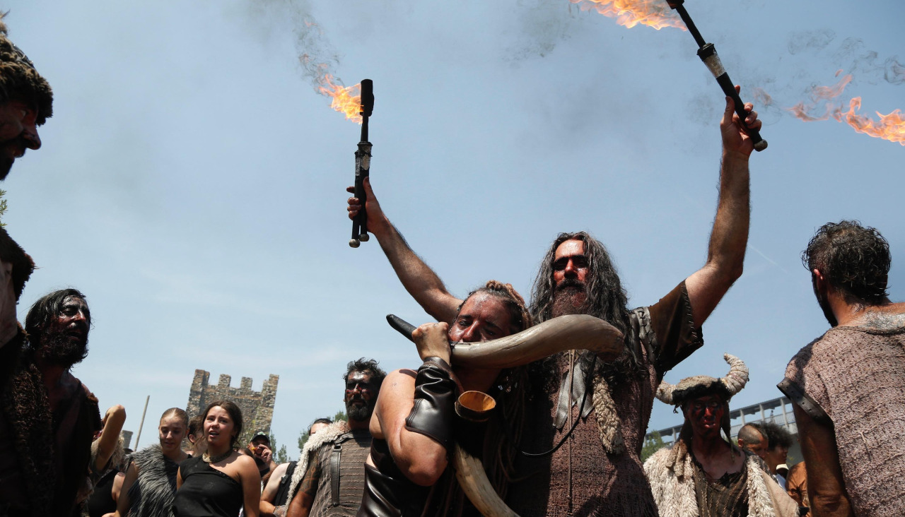 Desembarco vikingo en Catoira
