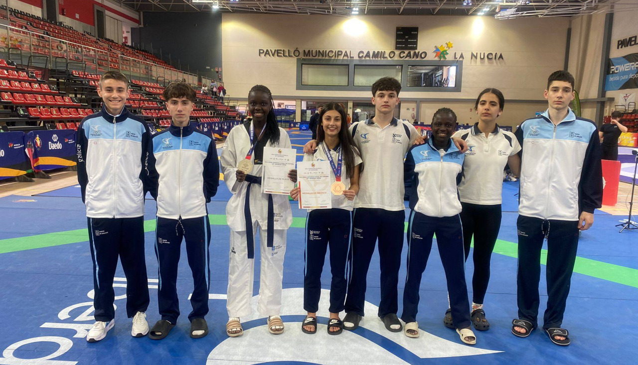 Los deportistas en el Open de España