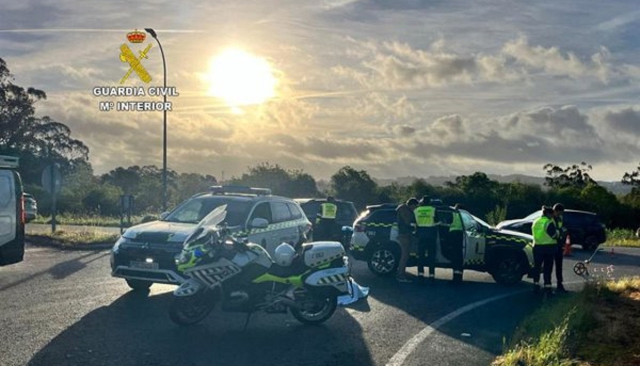 La Guardia Civil en la zona