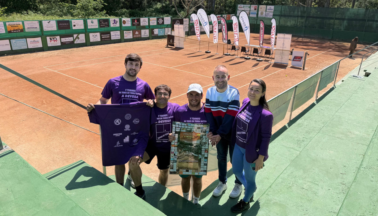 Presentación V Torneo de Tenis en Terra Batida A Devesa 2026