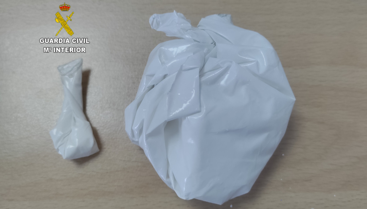 Gramos de cocaína incautada en la AG-41