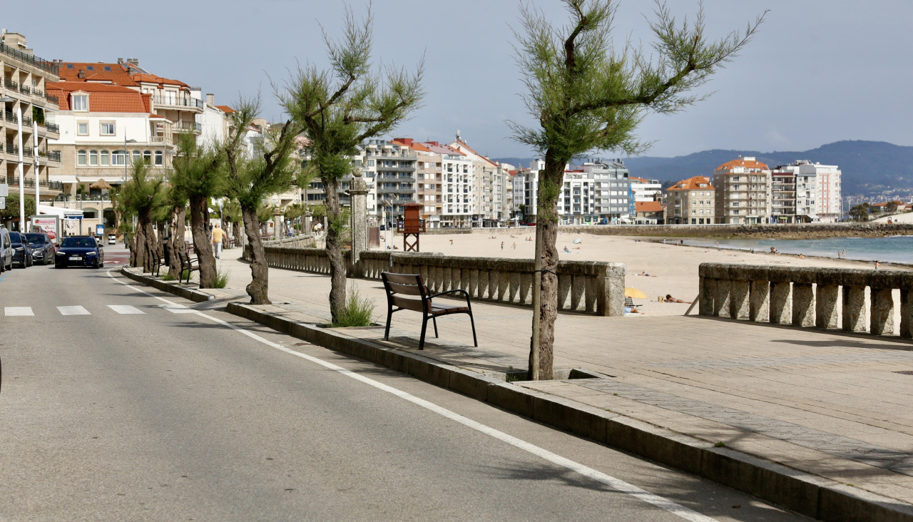 Imagen del Paseo de Silgar que será reformado en Sanxenxo