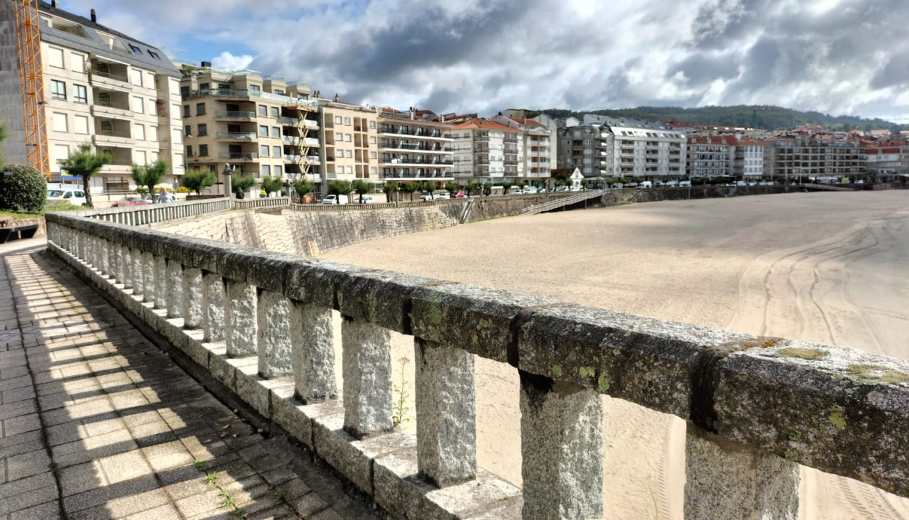 Balaustrada de piedra del Paseo de Silgar