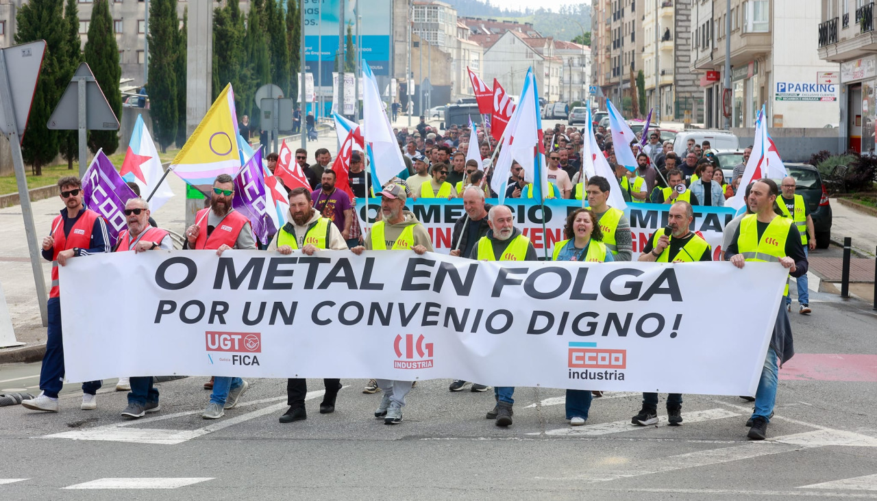 Manifestación del metal