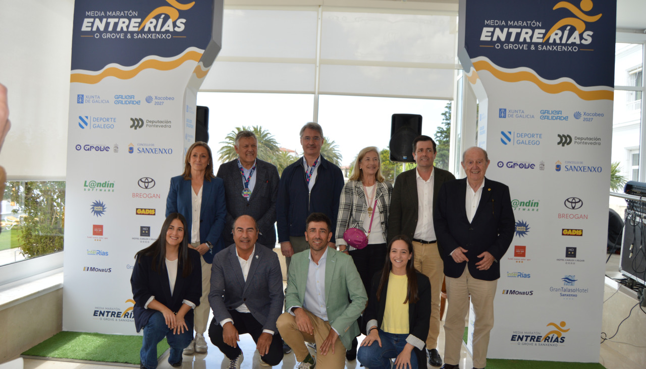 Acto de presentación de la Media Maratón Entre Rías, cuya inscripción estará abierta hasta el lunes de    da