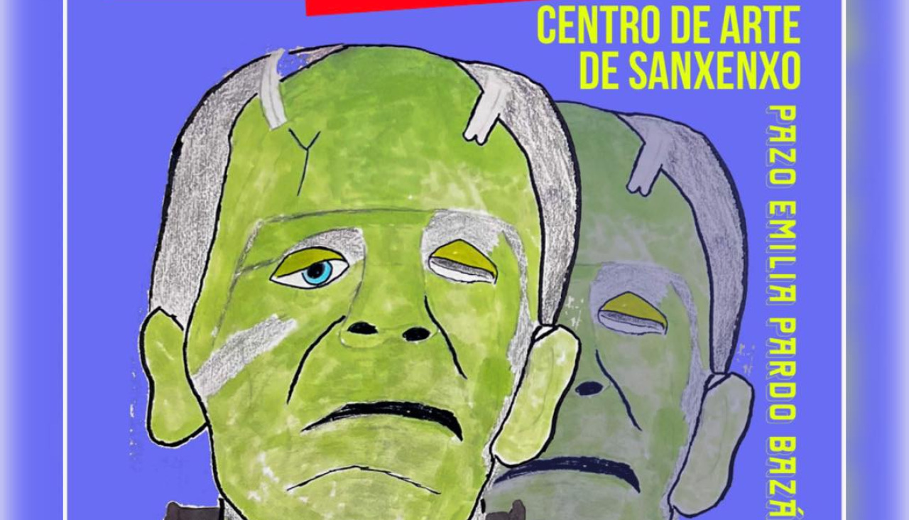 Cartel de la exposición del Centro de Arte de Sanxenxo