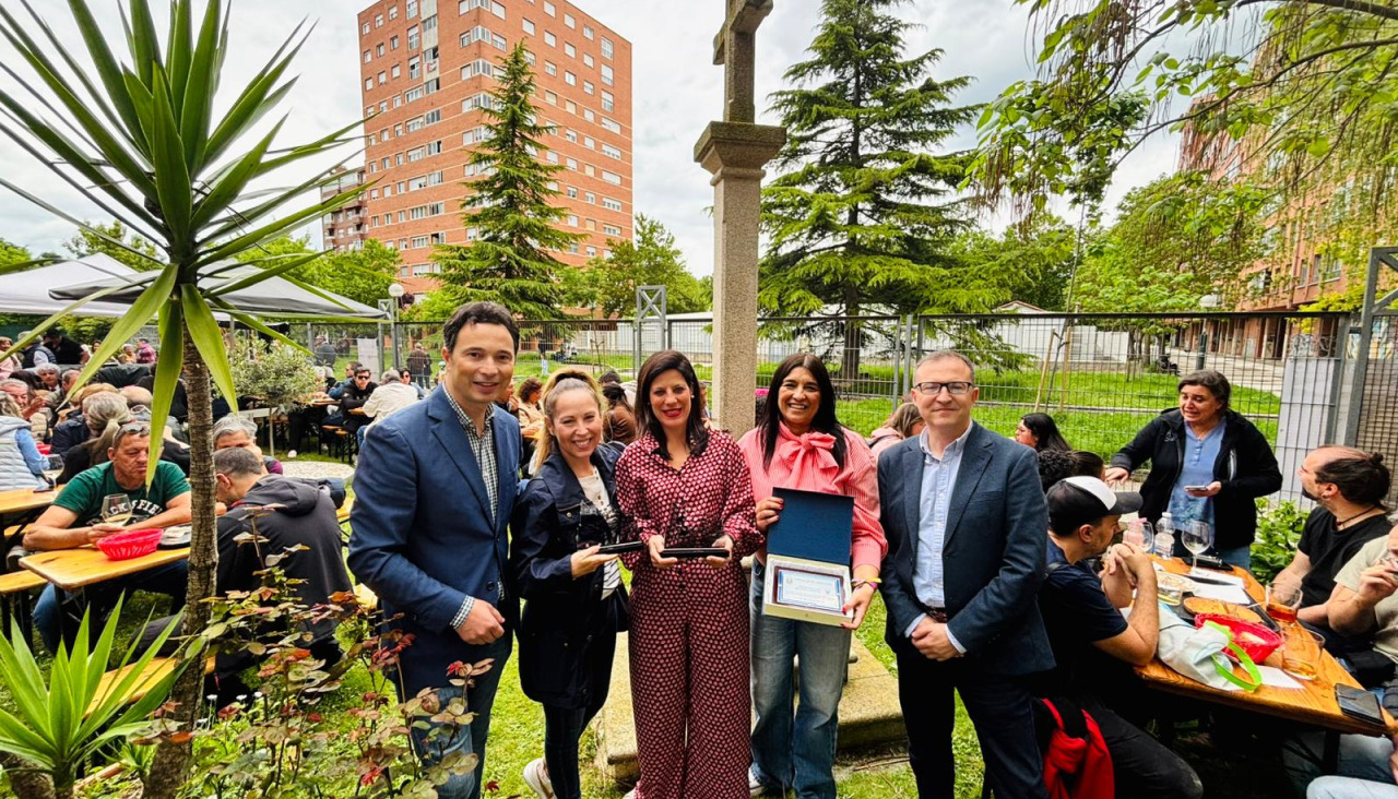 Las autoridades en la última jornada de la cita enogastronómica