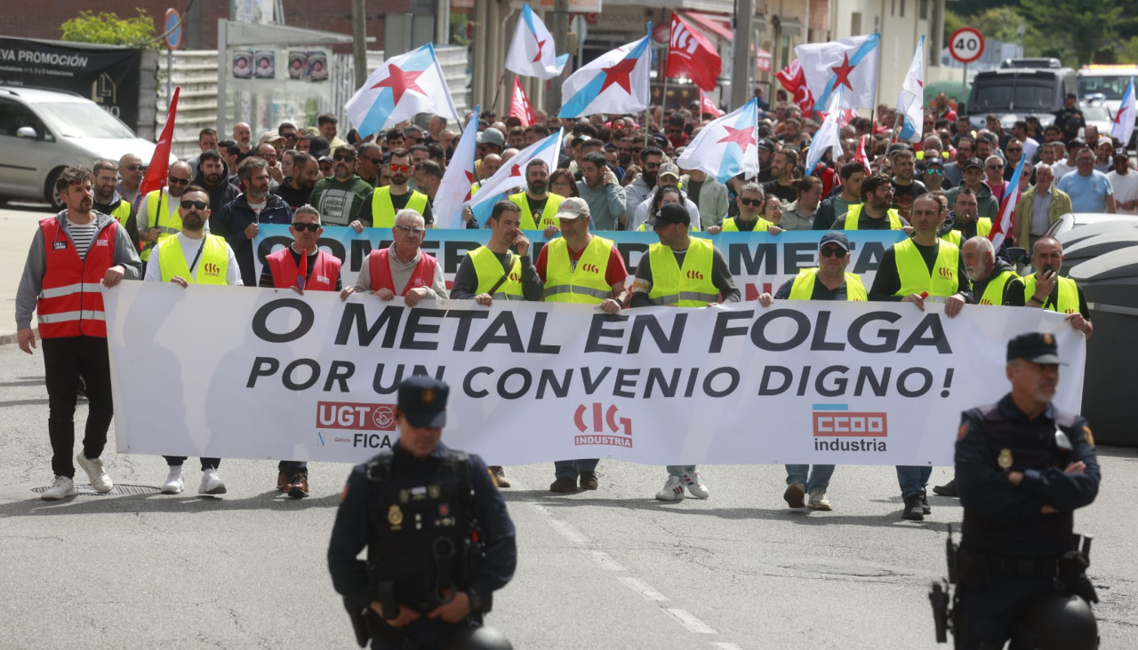 Manifestación del metal
